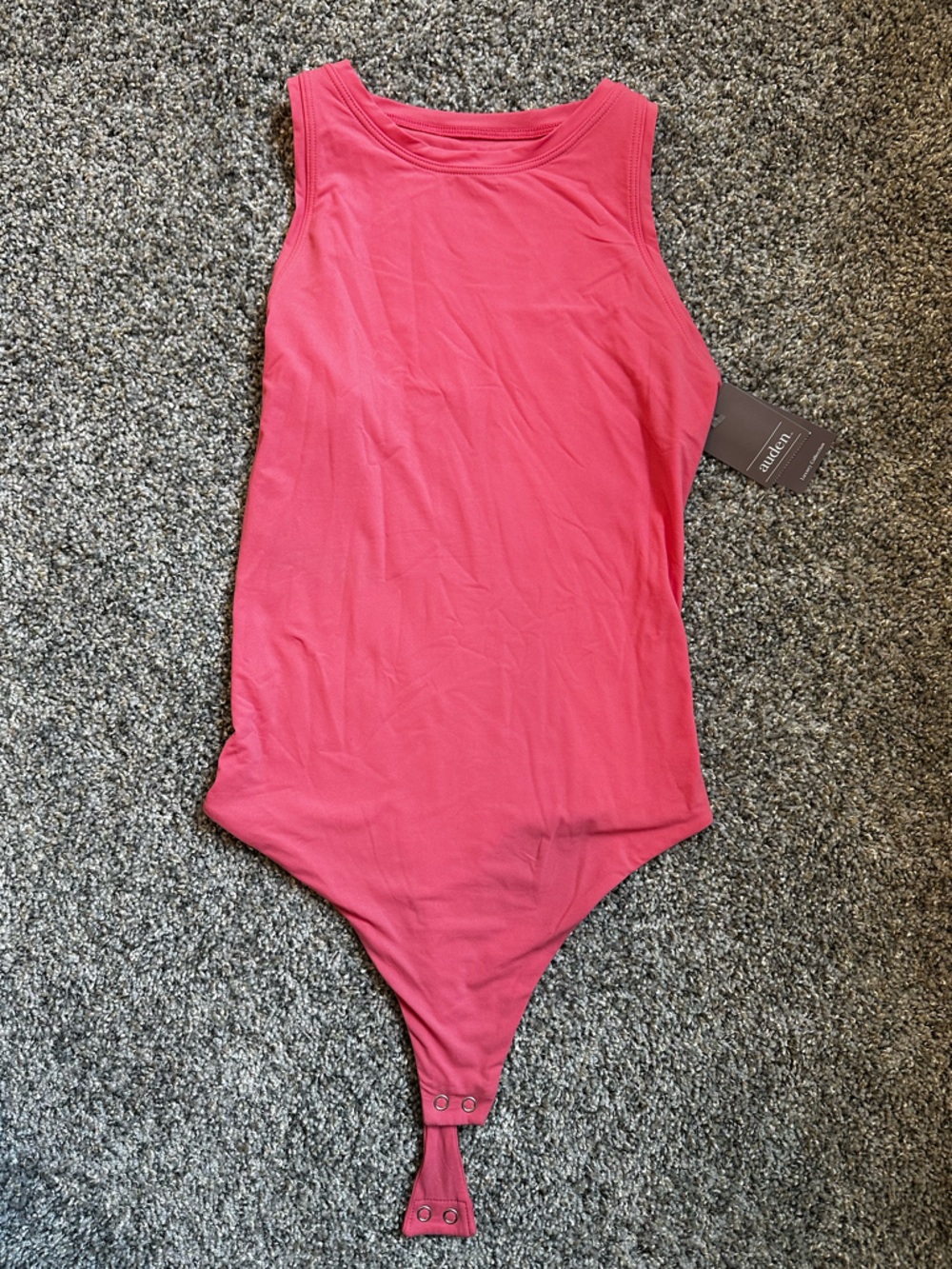 Auden NWT Sleeveless Pink One-Piece Bodysuit